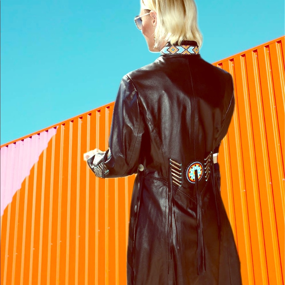 RENEGADE SPIRIT Native Leather Sioux Medicine Coat